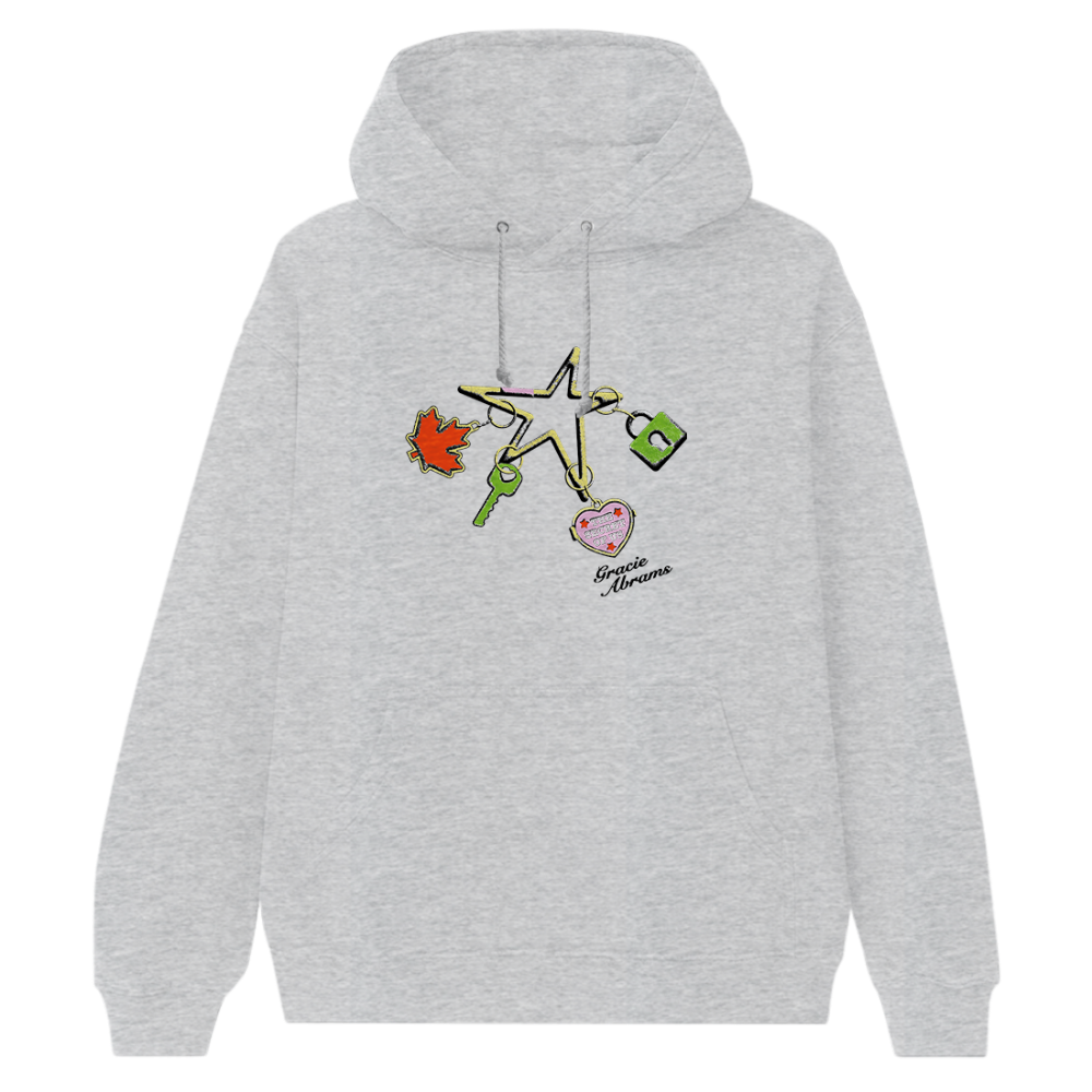 Toronto Maple Leaf Charm Popup Grey Hoodie - Gracie Abrams