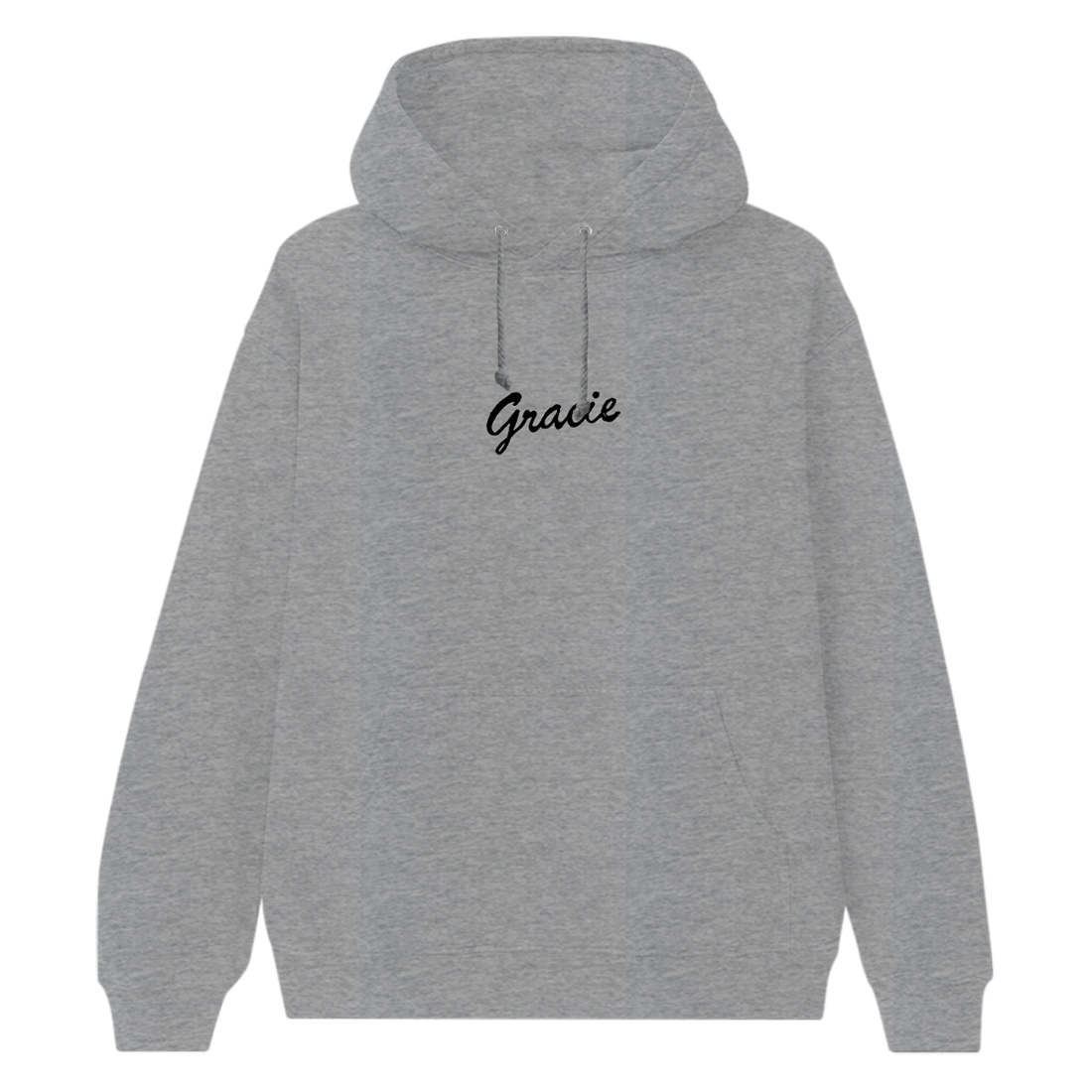 i've missed you, i'm sorry heather gray hoodie front