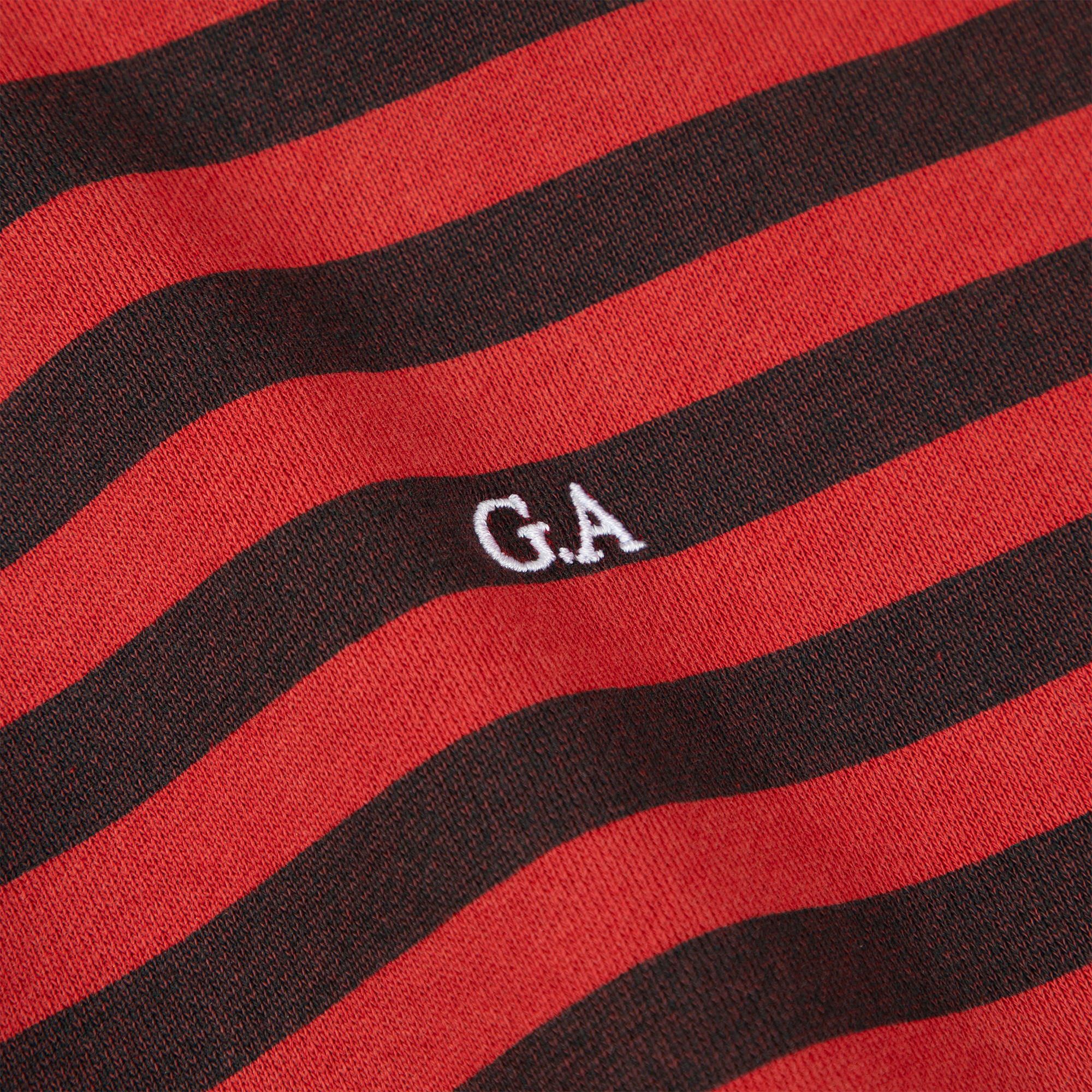 G.A Striped Hoodie Detail