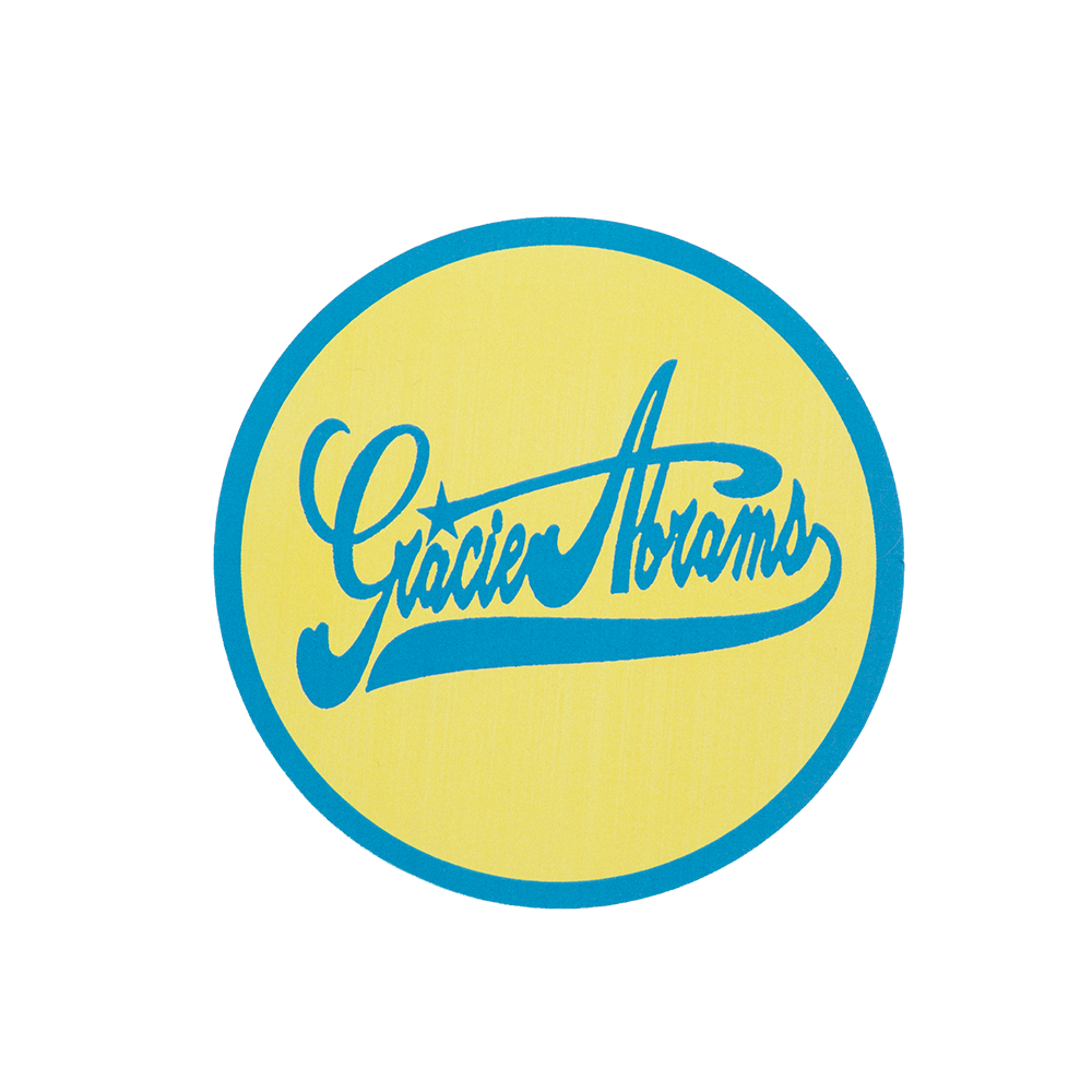 Gracie Signature Star Yellow Sticker