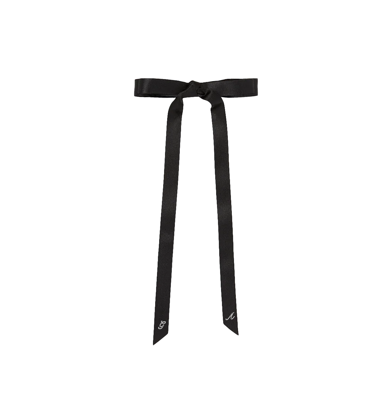 GA Black Tour Hair Bow