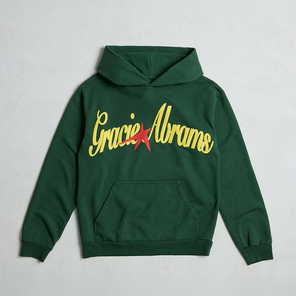Gracie Abrams Green Star Hoodie front