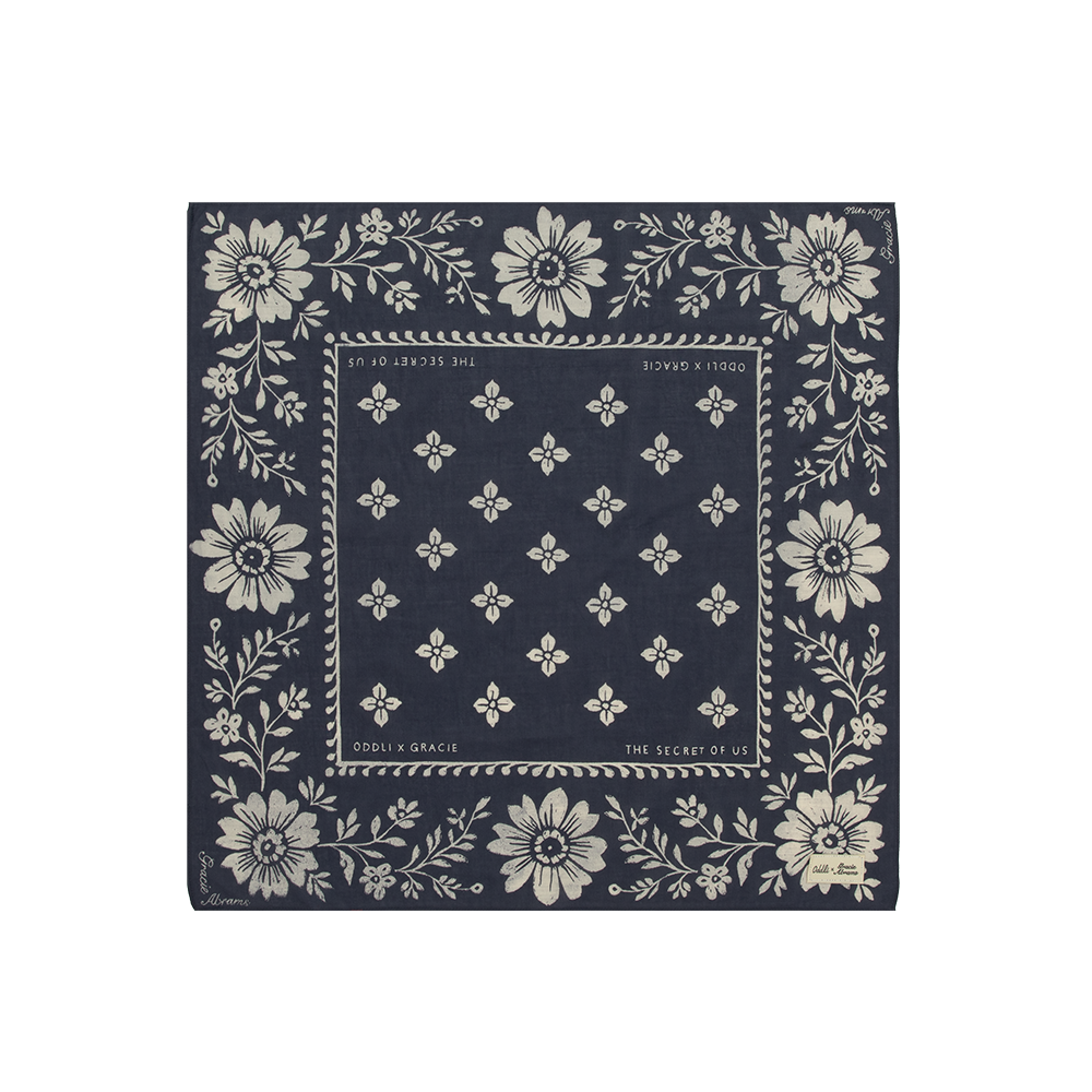 Gracie x Oddli Navy Bandana