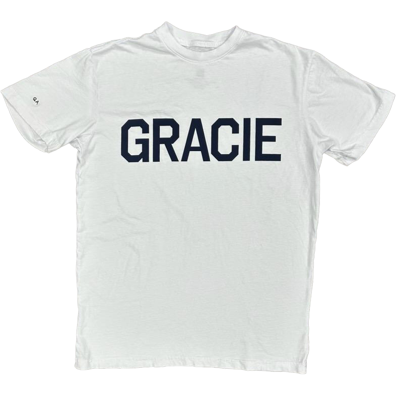 Gracie White Varsity Tee