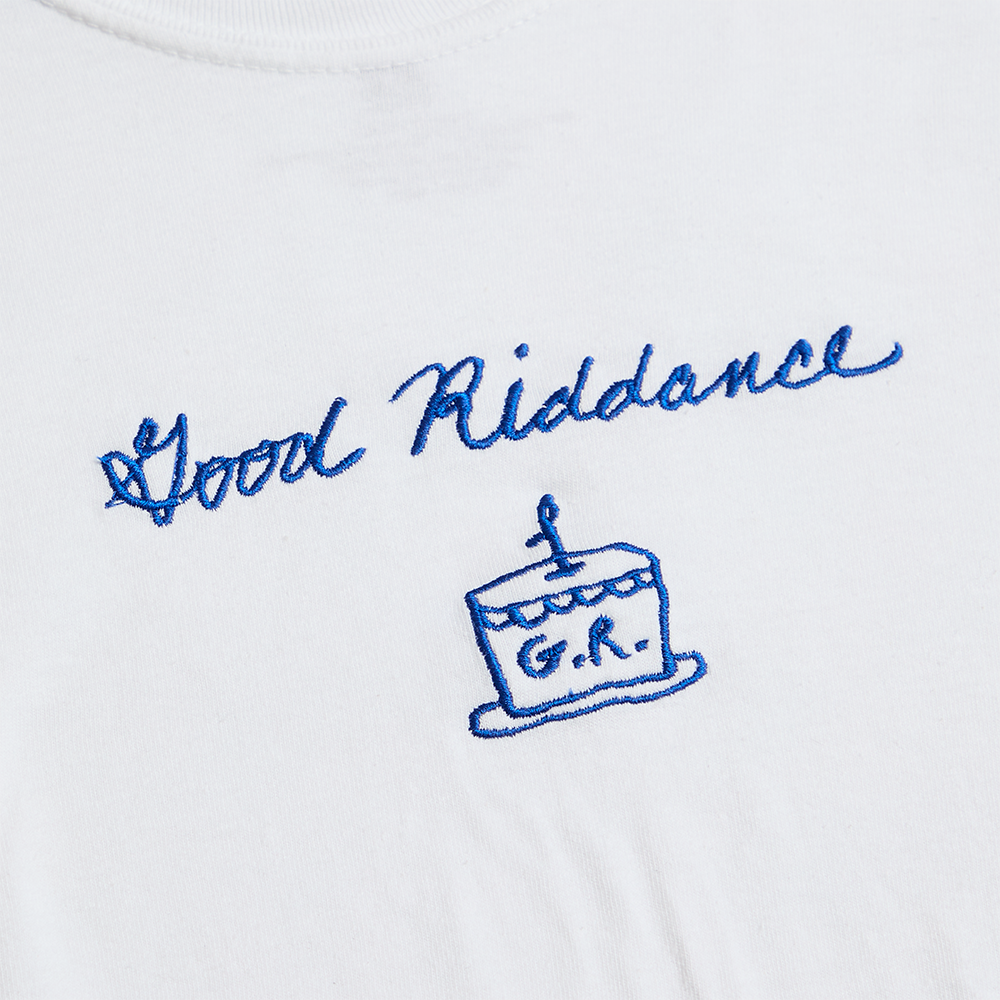 Good Riddance 1st Anniversary Long Sleeve front detail