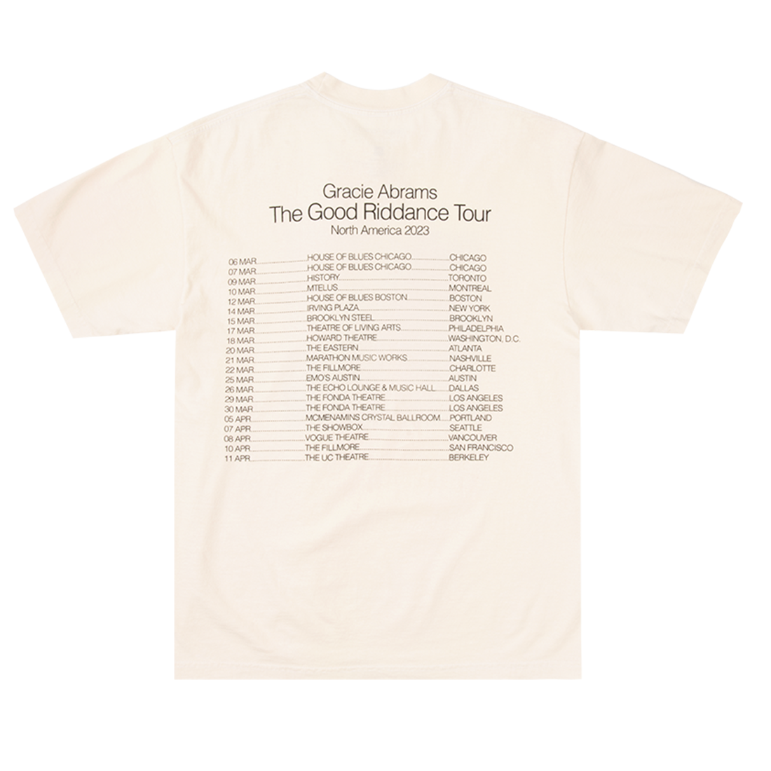 Good Riddance - Gracie Abrams Official Store