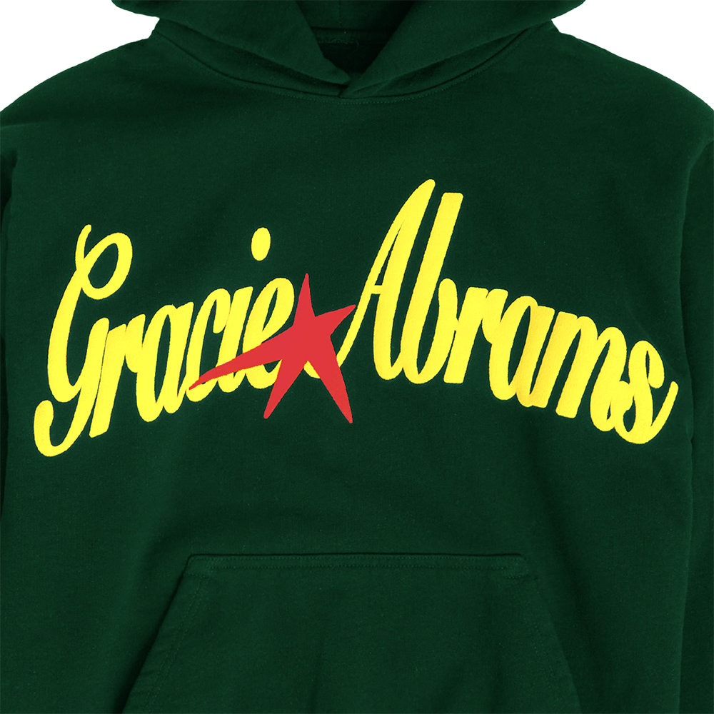 Gracie Abrams Green Star Hoodie Print