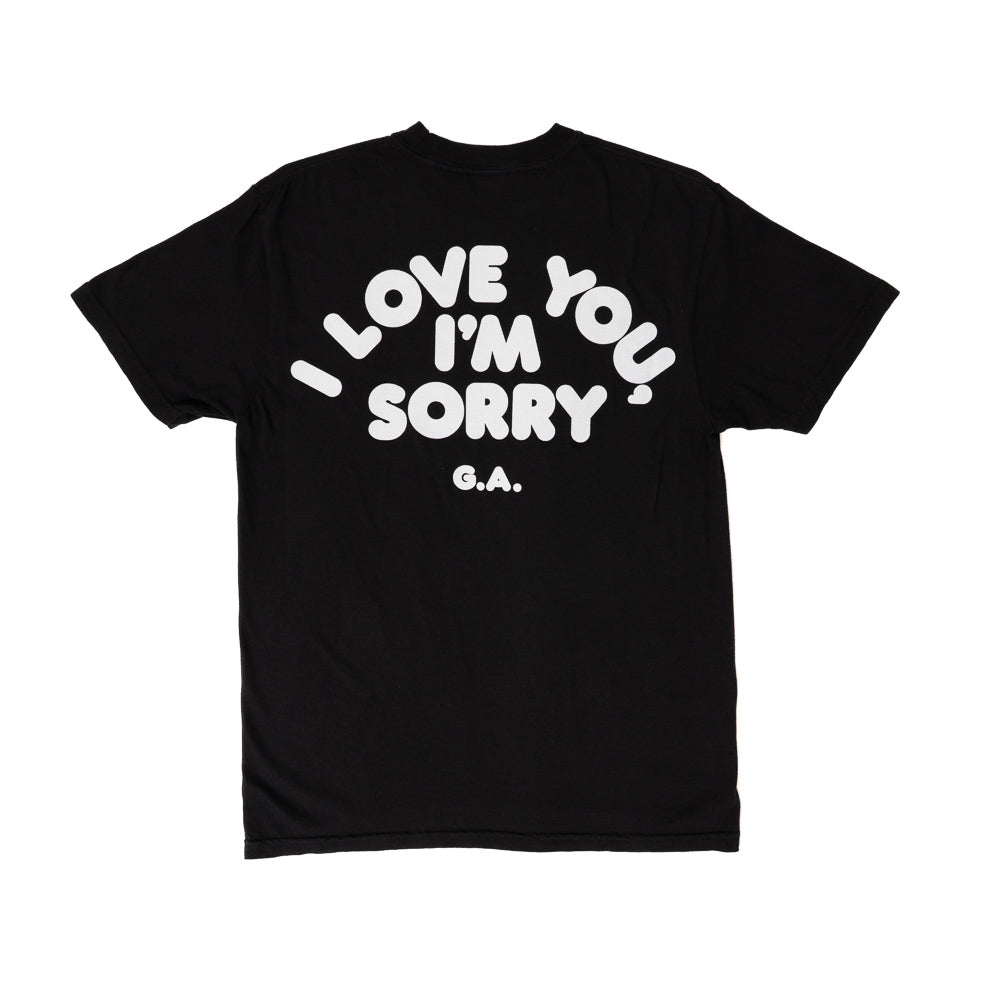 The Secret of Us Graphic Black T-Shirt back