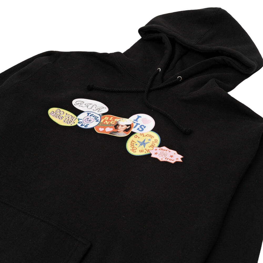 The Secret of Us Sticker Design Black Hoodie