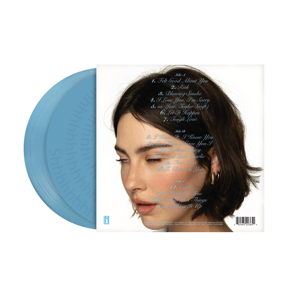 The Secret of Us Deluxe D2C Excl. Transparent Blue Vinyl back