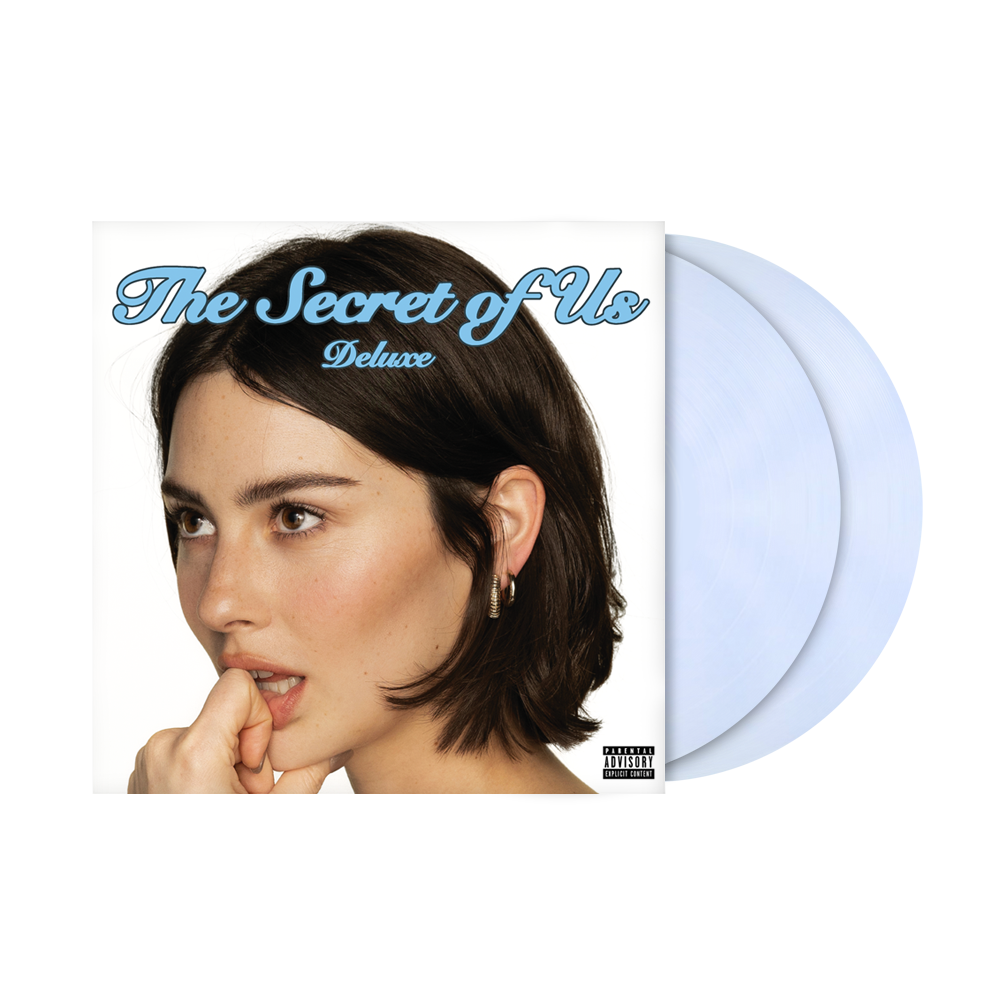 The Secret of Us Deluxe Standard Pearl Opaque White Vinyl front