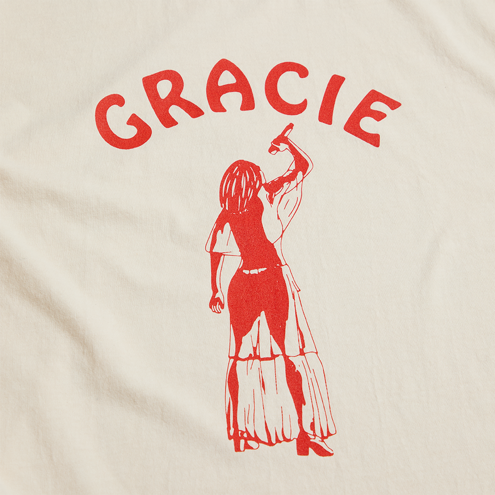 Gracie Illustration T-Shirt detail