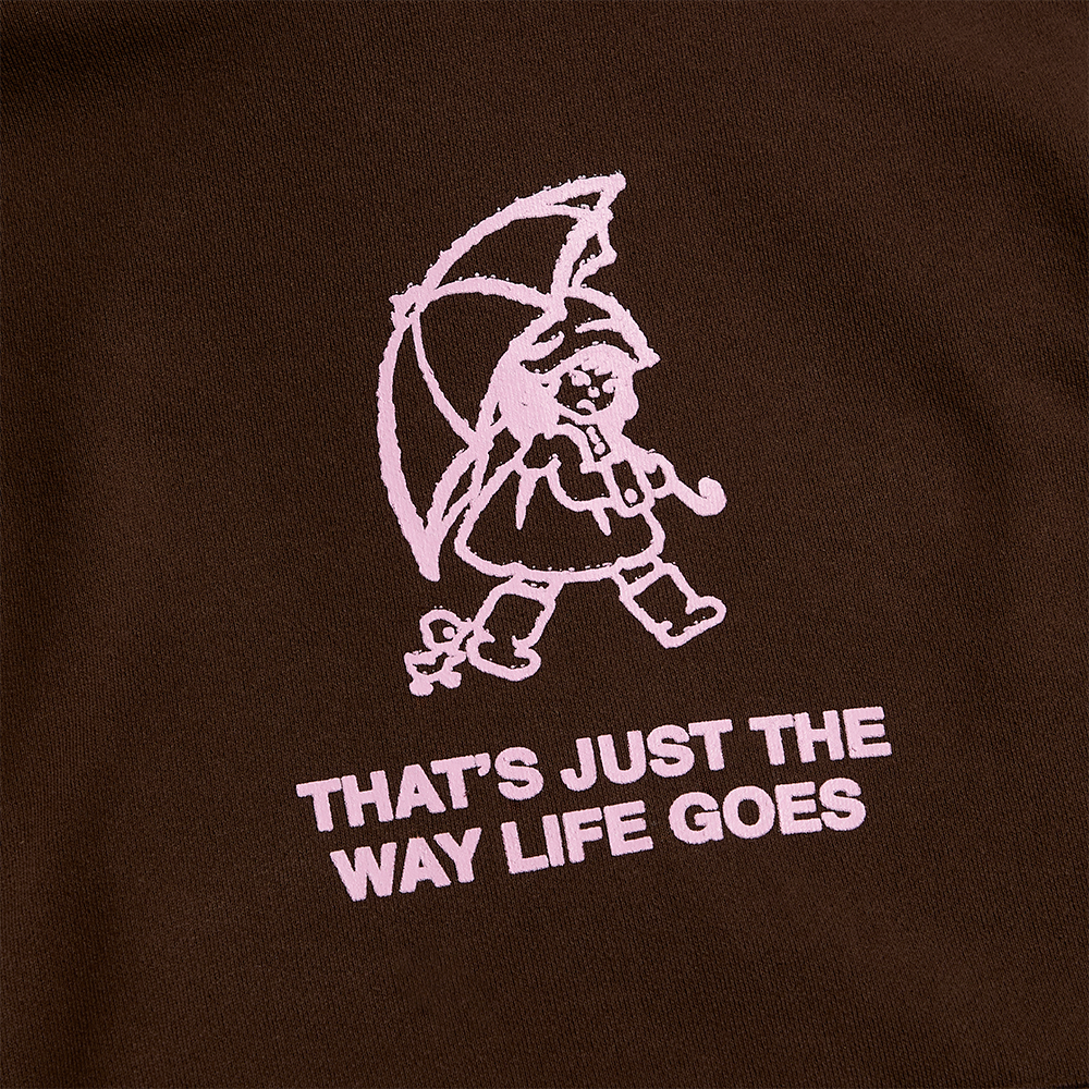 That's Just the Way Life Goes Hoodie detail