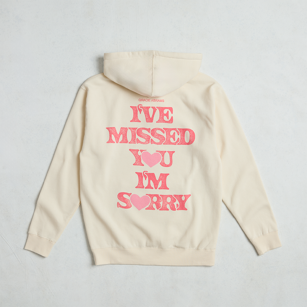 i've missed you, i'm sorry hoodie back
