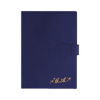 G.A. Faux Leather Notebook