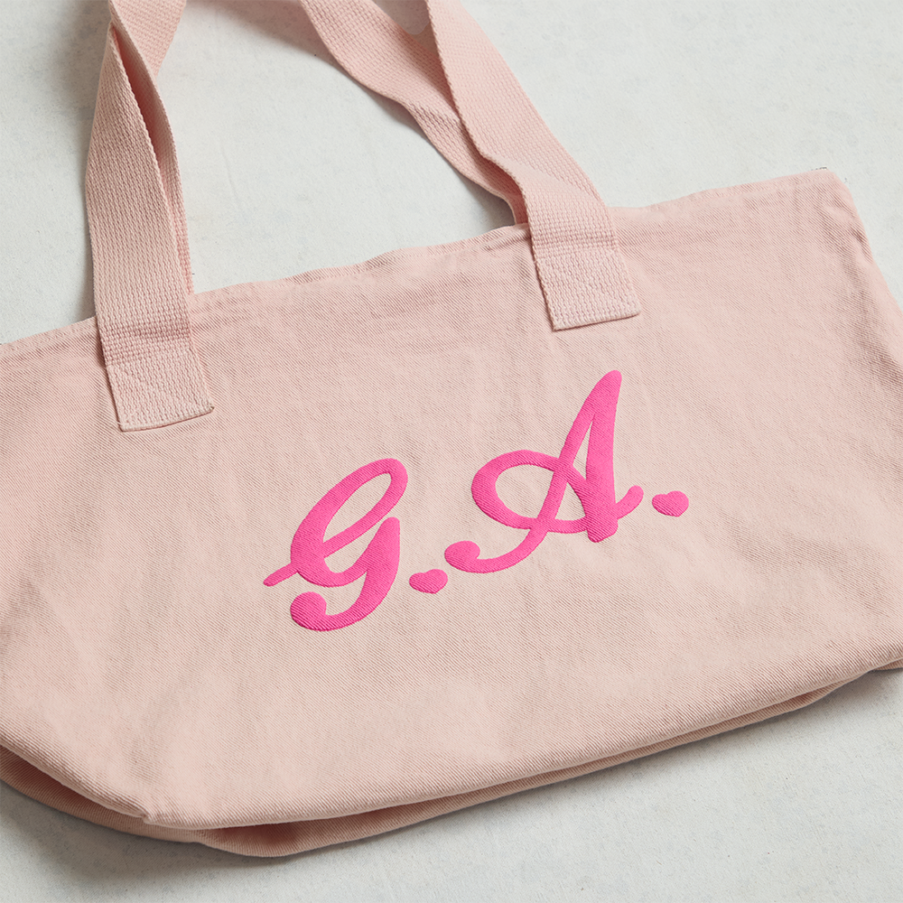 G.A. Light Pink Tote Bag