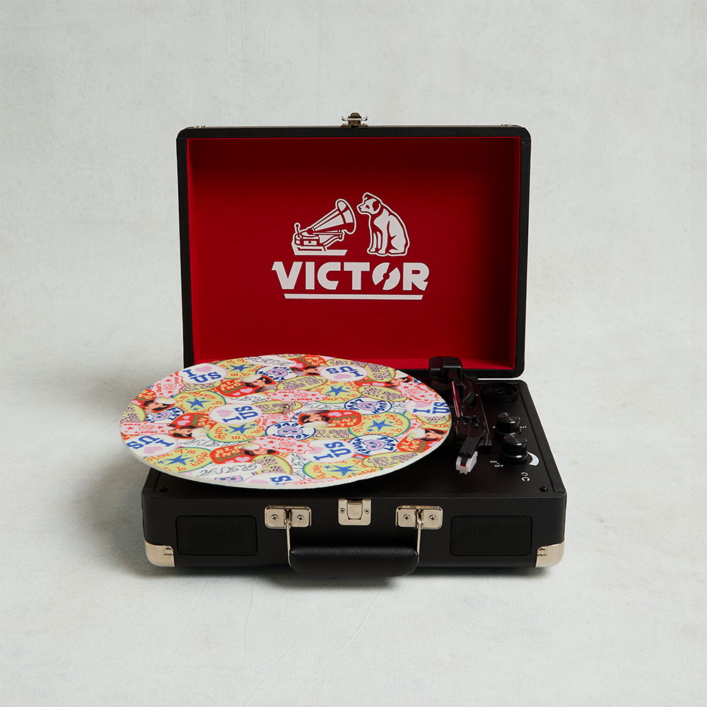 The Secret of Us Record Player & Custom Slipmat