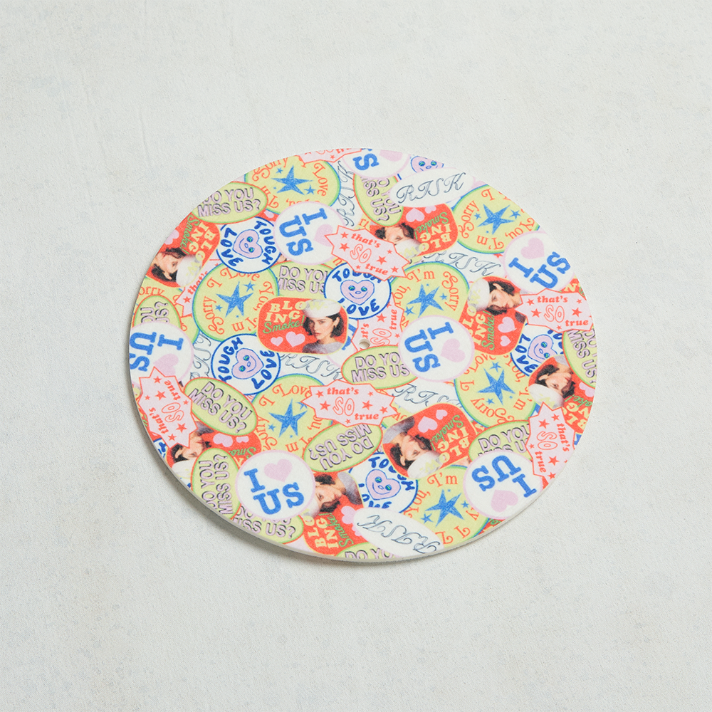 The Secret of Us Record Player & Custom Slipmat