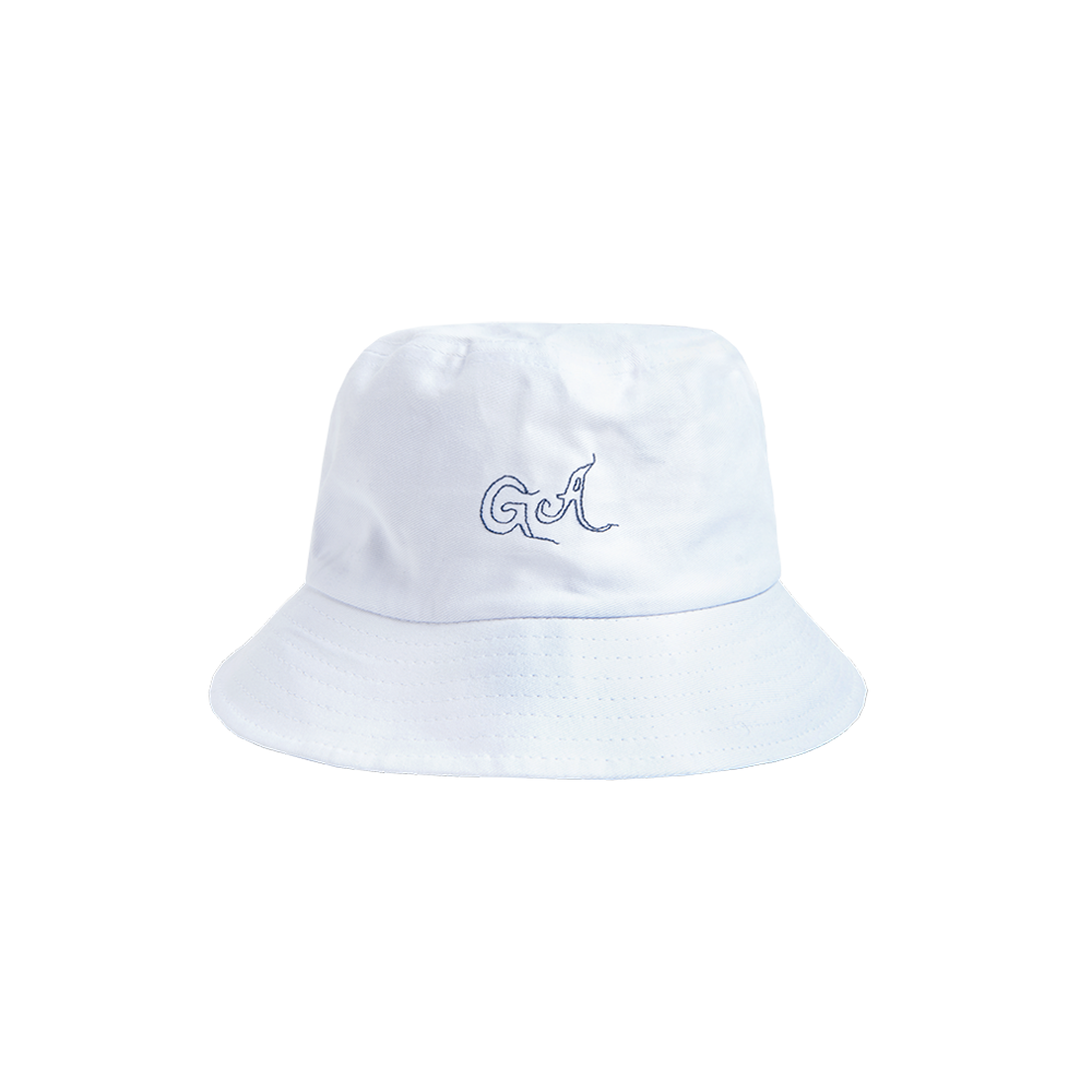Initial Stitch Bucket Hat Front