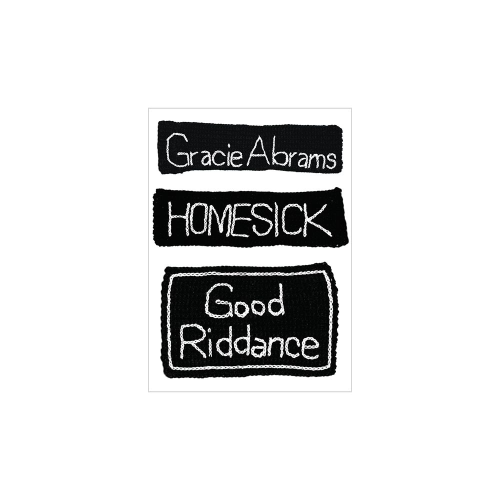 Good Riddance Crochet Sticker Sheet Gracie Abrams Official Store
